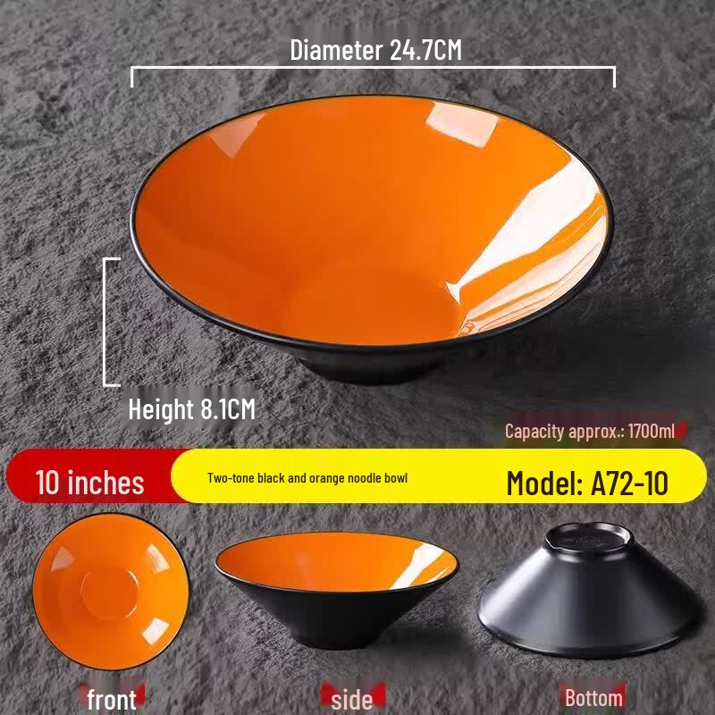 Heng Yongsheng Melamine Conical Noodle Bowl