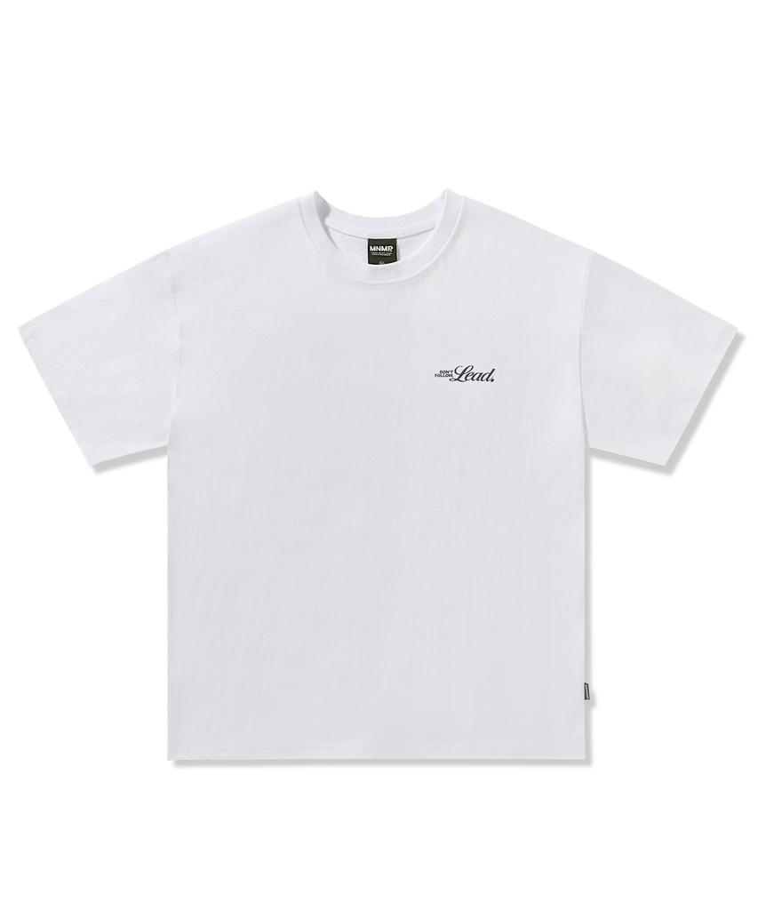 MINIMALPROJECT Lettering Pigment Short Sleeve T-Shirt Mst171 [White]