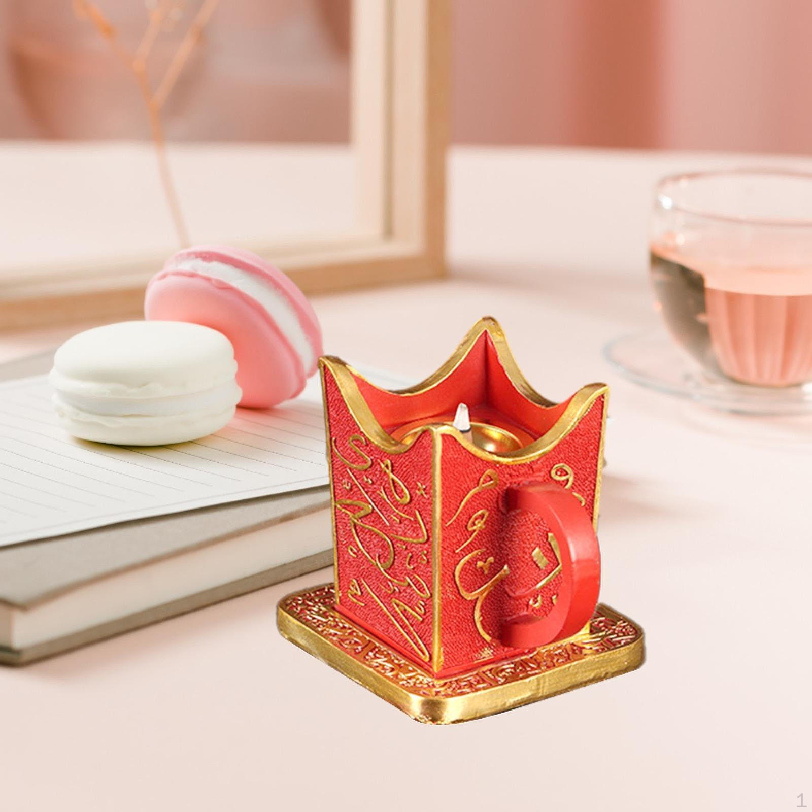 

Держатель для благовоний, настольный подарок для медитации, скульптура из смолы, украшение для гостиной, офиса Cup Shape