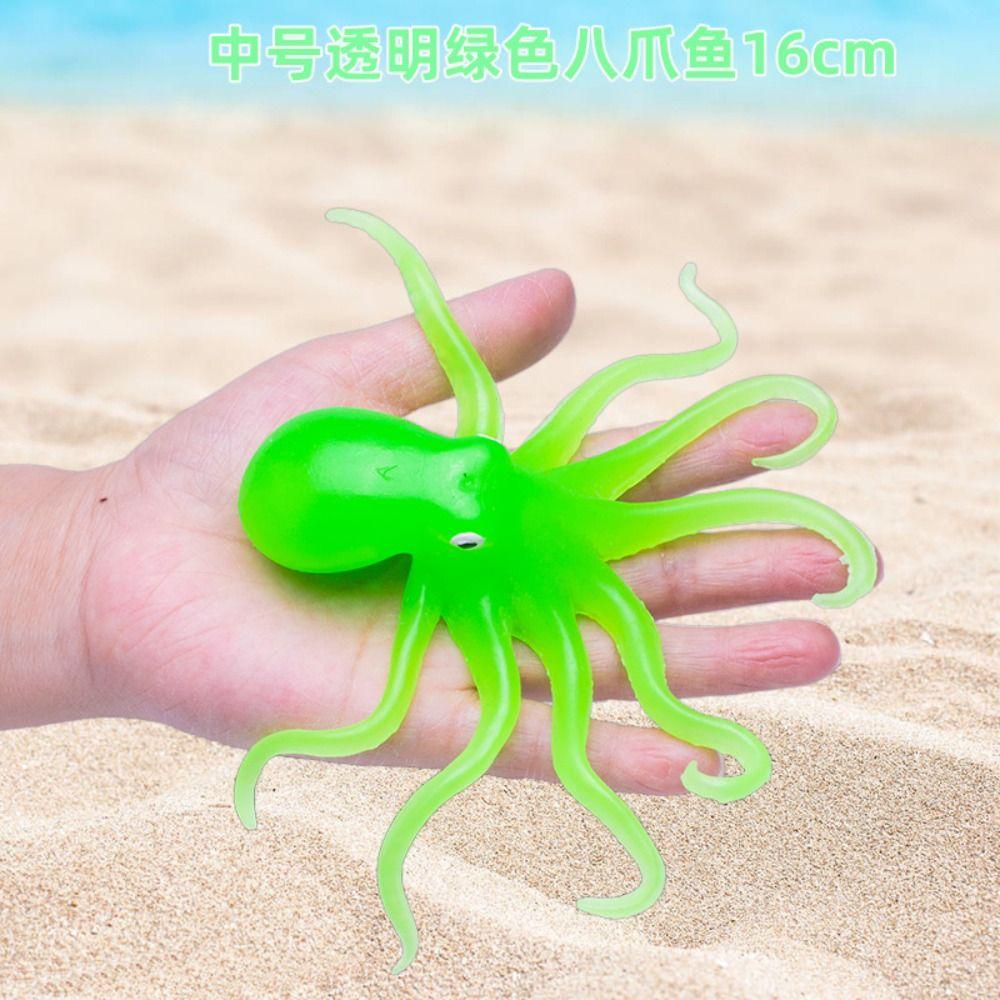 Decoration Animal Model Soft Elastic Toys Octopus Action Toy Simulation Octopus Toy Ocean Sea Life