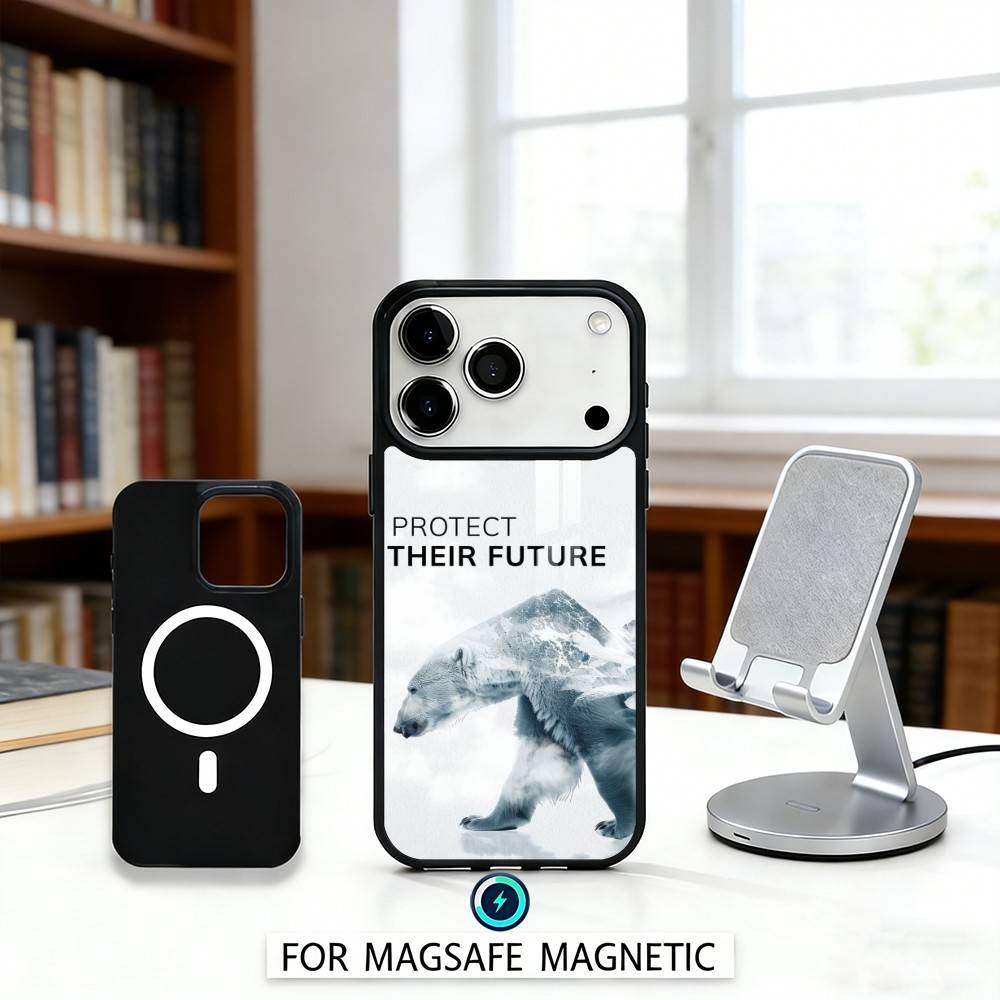 

Protect wild animals Phone Case For iPhone17,16,15,14,13,12,Pro,Max,Magnetic For Magsafe Wireless Charging iPhone17