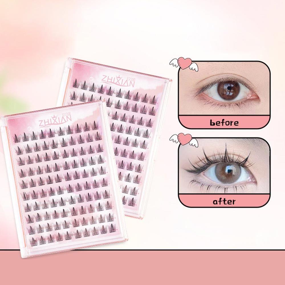Anime Cosplay Segmentierte Falsche Wimpern Mit Jelly Klebestreifen Falsche Wimpern Manga Wimpern Wome