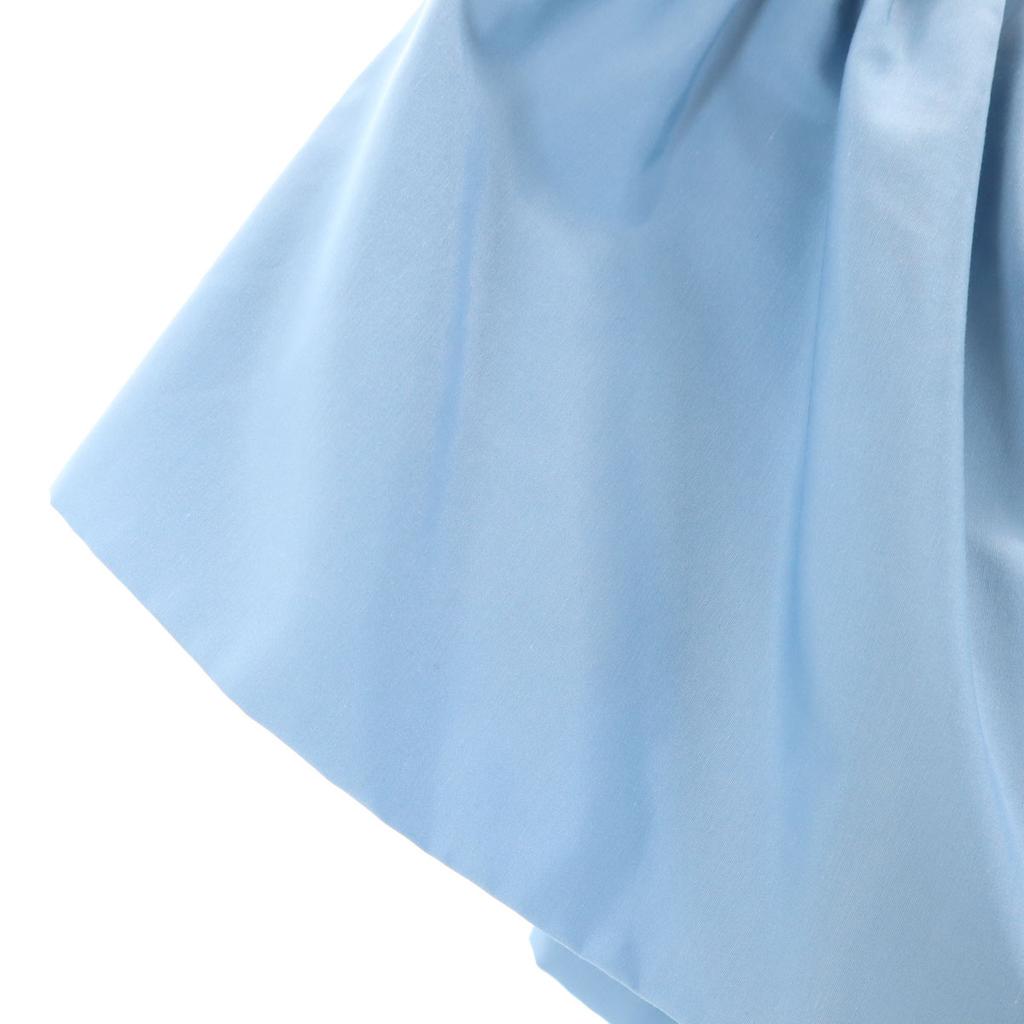 Unused FRAY I.D No Sleeve Big Collar Frill Blouse Blue Women Used