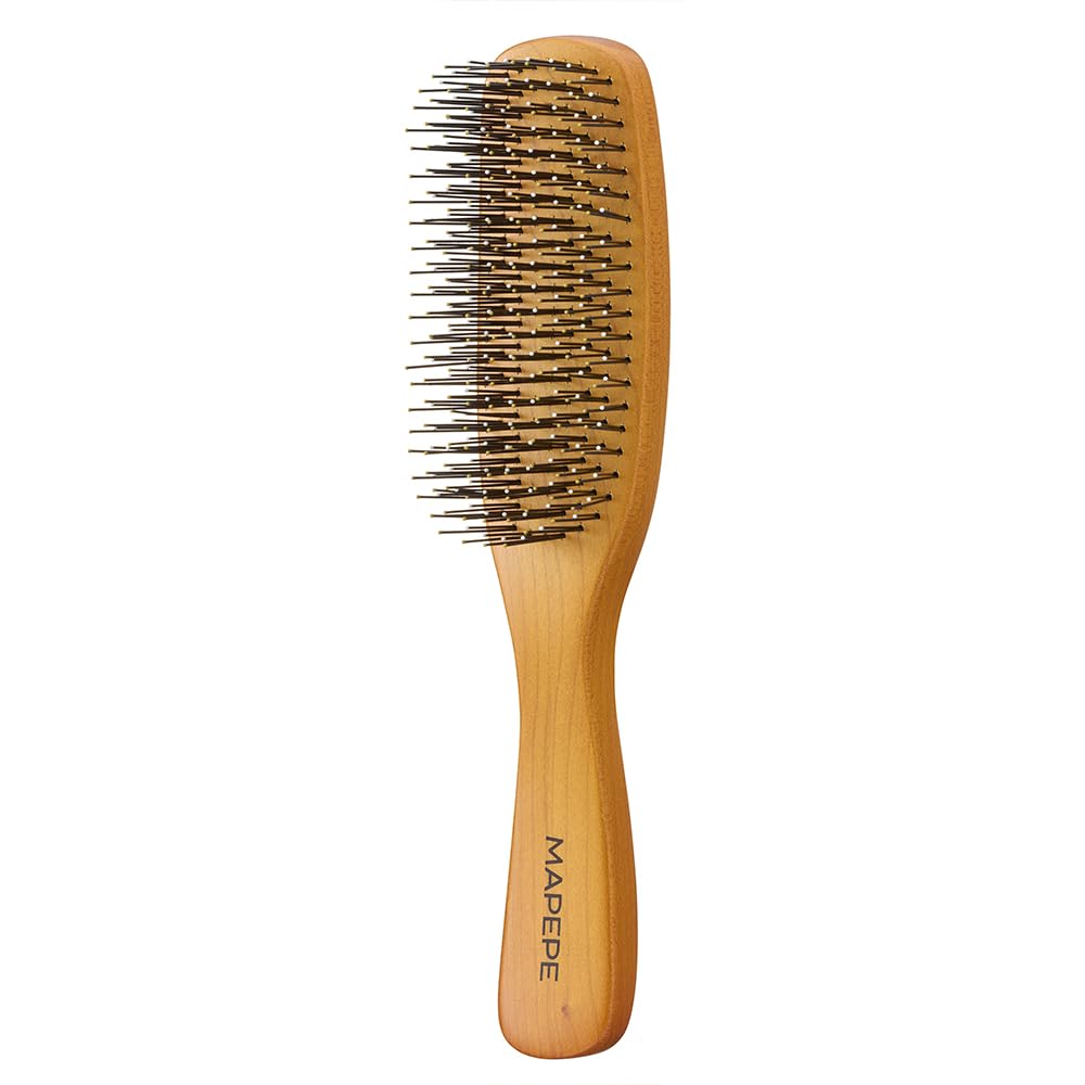 Mapepe Soft Pin Tangle Care Brush 1 Piece [Hair Brush] (x 1)