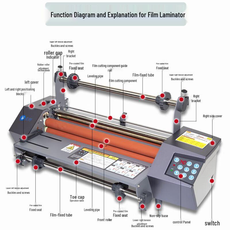 Lei Shen A3+ Automatic Laminator CN Plug (adapter Included)