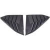 Rear Side Window Louvers Cover Trim for Corvette C8 2020-2025 Racing Style Triangular Window Glass Blinds for Chevrolet Corvette C8 Manual