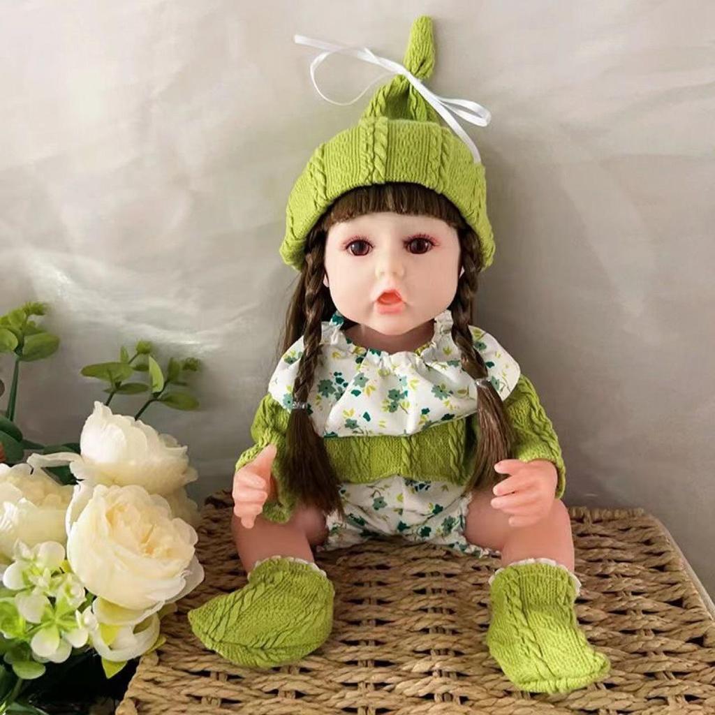 30CM Reborn Baby Doll Toy - Soft Vinyl Realistic Infant Girl