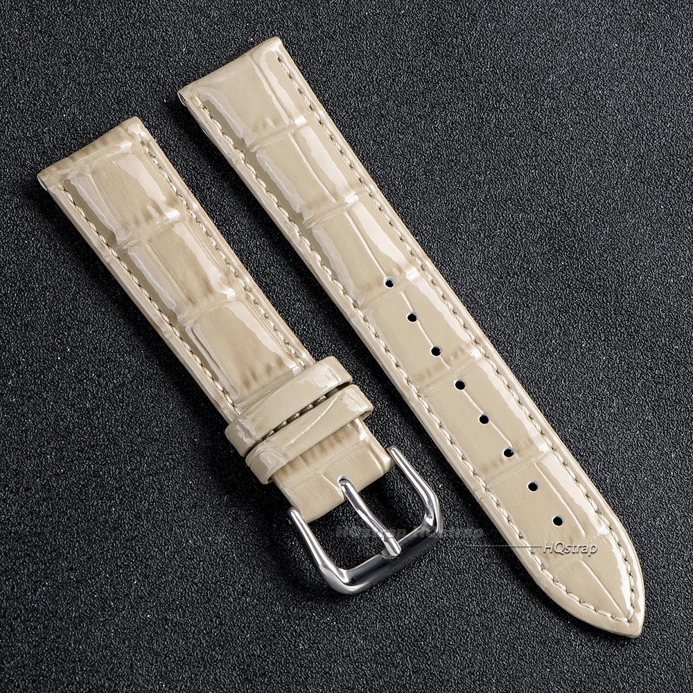 Genuine Calfskin Strap Slub Pattern Universal Watchband 12mm 14mm 16mm 18mm 19mm 20mm 21mm 22mm 24mm Women Men Watch Accessories