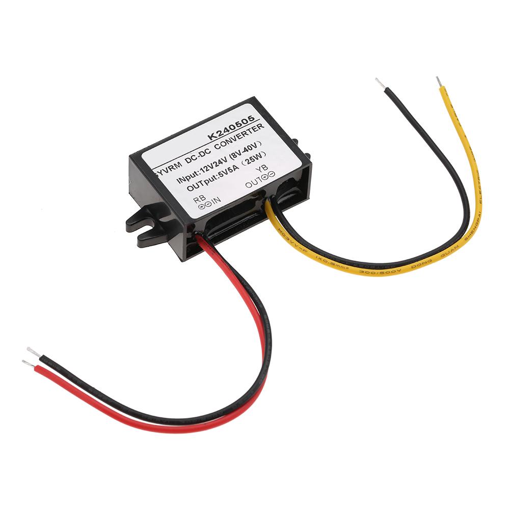12V 24V to 5V 5A DC DC Buck Converter Step Down Power Supply Module