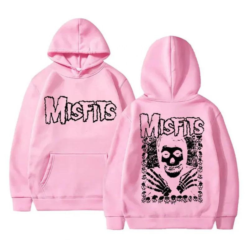 Skeleton Misfits Singer Graphic Printing New Swe