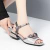 Anti-slip Shoes - New Low-heeled Thick-soled Soft Leather Women's Sandals, Flip-flops Devotion
