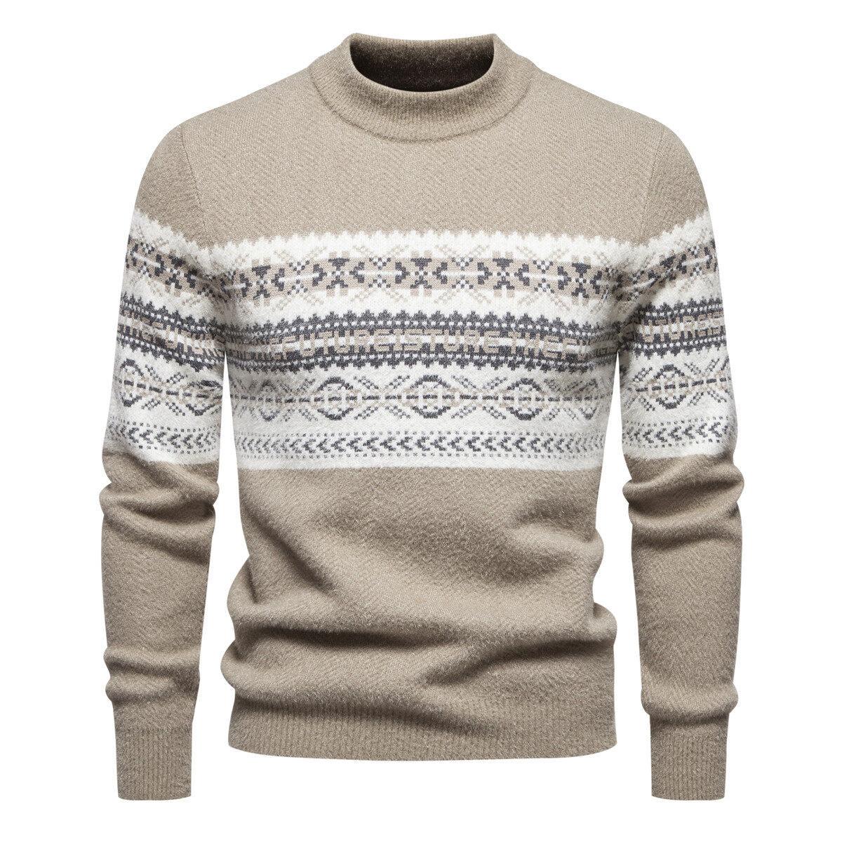 

Горячая распродажа, популярный, новый повседневный свитер с круглым вырезом на осень и зиму, вязаный свитер, свитер большого размера свободного кроя. 2XL