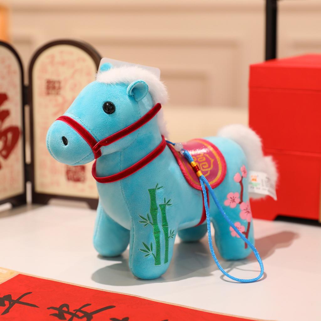 Genuine Childhood Sweetheart Pendant Cute Cute Pony Pendant National Style Pony Doll Year of the Horse Auspicious Doll