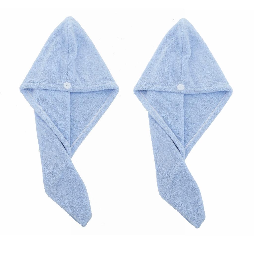 Drying Hair Towel Dry Hair Cap Microfiber Hair Drying Wrap Strong Water Absorbent Triangle Shower Hat Wiping Hair Towel Tool