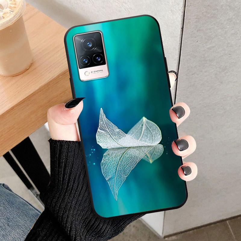 For Vivo V21 5G Case V2050 Silicone Soft Protective TPU Funda Cases for Vivo V21 4G Back Cover Bumper for VivoV21 V 21 5G V21E