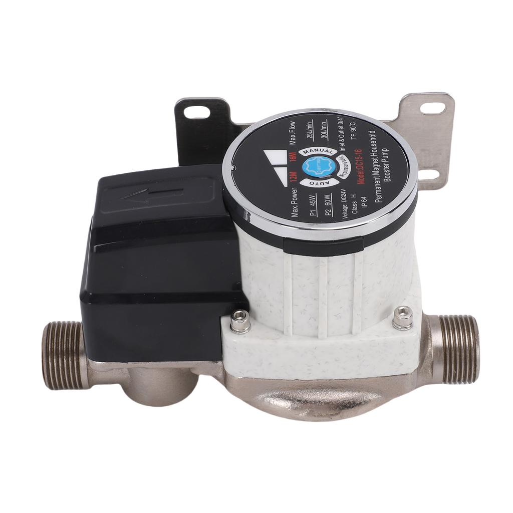 Smart Shower Water Pressure Booster Pump 475.5GPH 60W 36.2PSI Energy Saving for Home 3 4 NPT Interface Manual Automatic