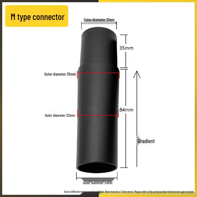 Complete Vacuum Cleaner Adapter Set: Reducing Hose & Quick Connectors (32mm to 35mm, 32mm to 32mm)
