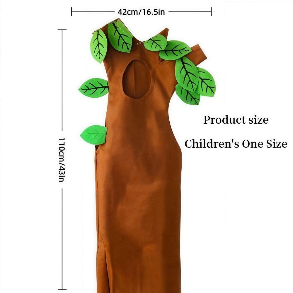 Kids' Style Tree Costume Realistic Children Costume Stage Performance Clothing  Birthday Decorative