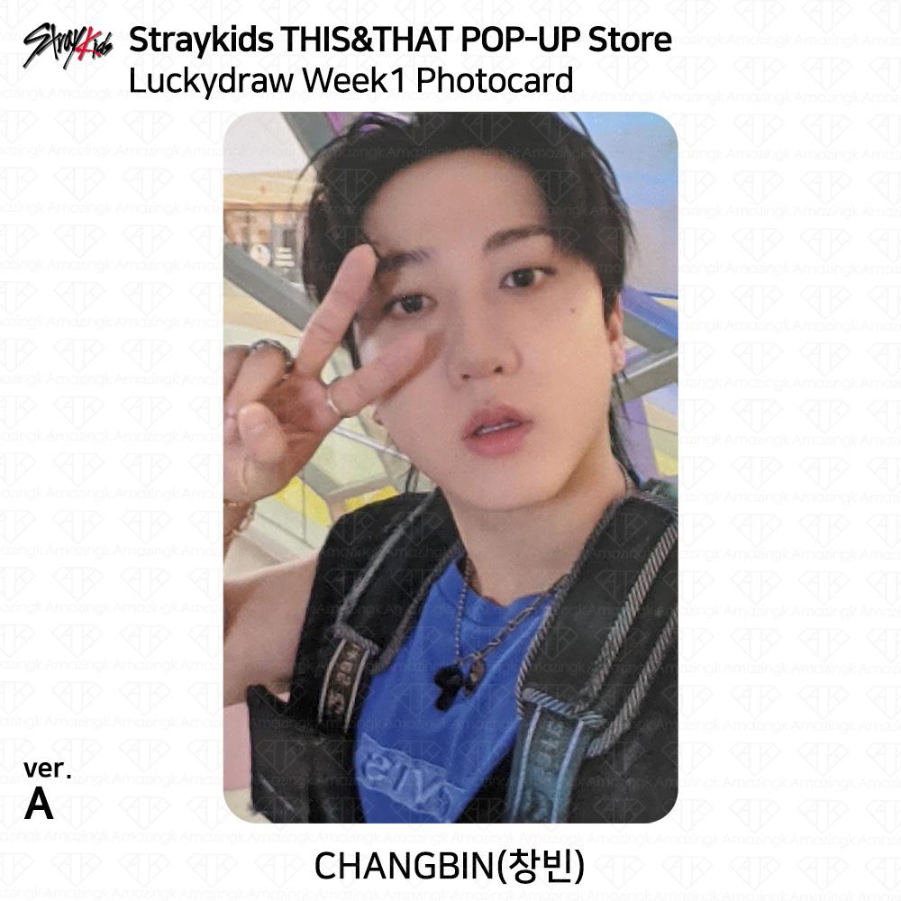 Stray Kids SKZ 10° Mini Album THIS & THAT POP-UP 1 Settimana Lotteria Fotocarte