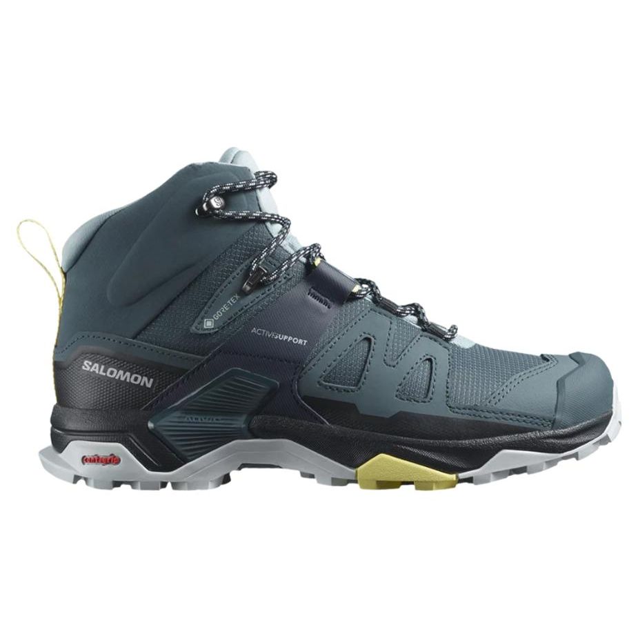 Salomon X Ultra 4 Round Toe Comfortable Non-Slip Durable Mid-Top Outdoor Functional Shoes Women Shoes Blue 473528