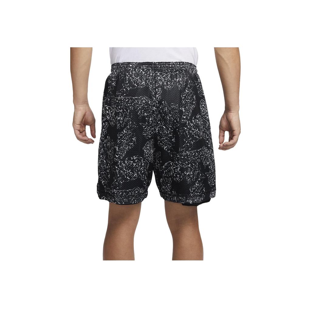 Nike Dri-FIT Standard Issue Patterned Quick-Dry Breathable Reversible Basketball Shorts Men bottoms Black FB6916-010