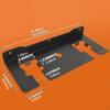Utility Storage Rack Organizer Eater Hanger Wall Mount for Broom Sport Gears Hedge Weedeater Ladders