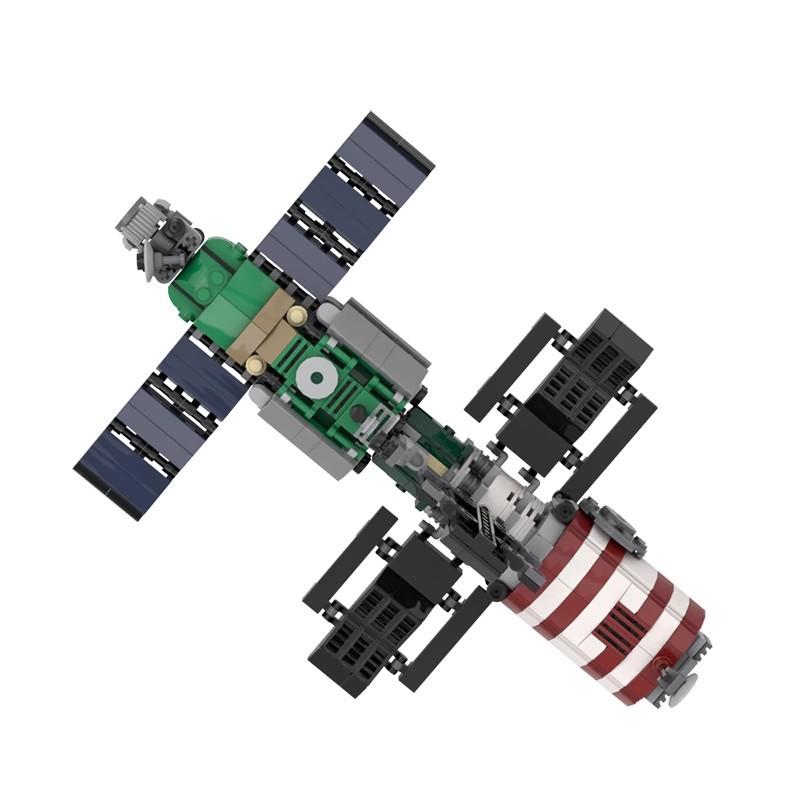 Orion Spacecraft Building Block Collection Model DIY Popular Science Education Salute No 7 Soviet Space Station Building Block Toys