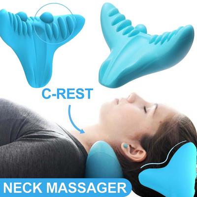 Polštář na masáž krku Masážní polštář na krk a ramena Cervikální chiropraktické trakční zařízení