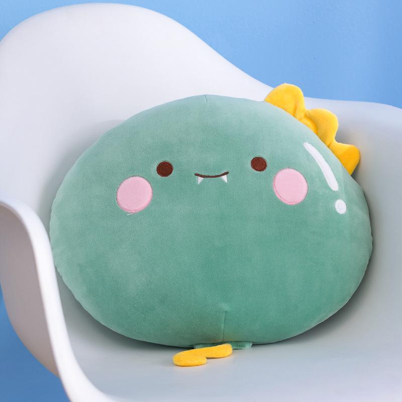 Cute Cartoon Big Head Pillow Sago Bubble Animal Nap Pillow Soft and Cute Ball Girl Sleeping Pillow Plush Toy