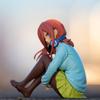 Nakano Miku Flower Bride Anime Desk Figure - Simple Version
