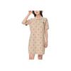 New MLB Short Sleeved Dress Women's Light Sand Brown 3FOPM0533-43SAL