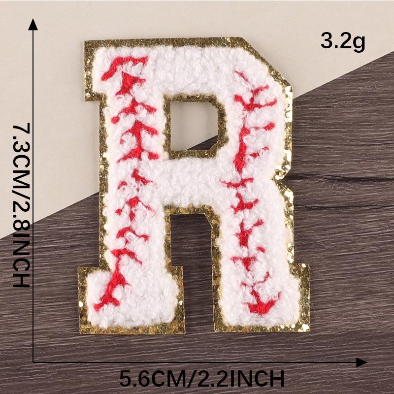 Gold Edge Chenille Smiley Face Embroidered Patch Badge