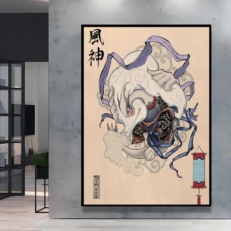 Anime Posters Wall Art Pokemon Cartoon Character Picture Modular Prints Home Room Painting Children's Bedroom Decor Best Gift