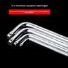 L-Shaped Chrome Vanadium Steel Socket Wrench, 10/14 Inch, 1/2-inch for Tire Removal