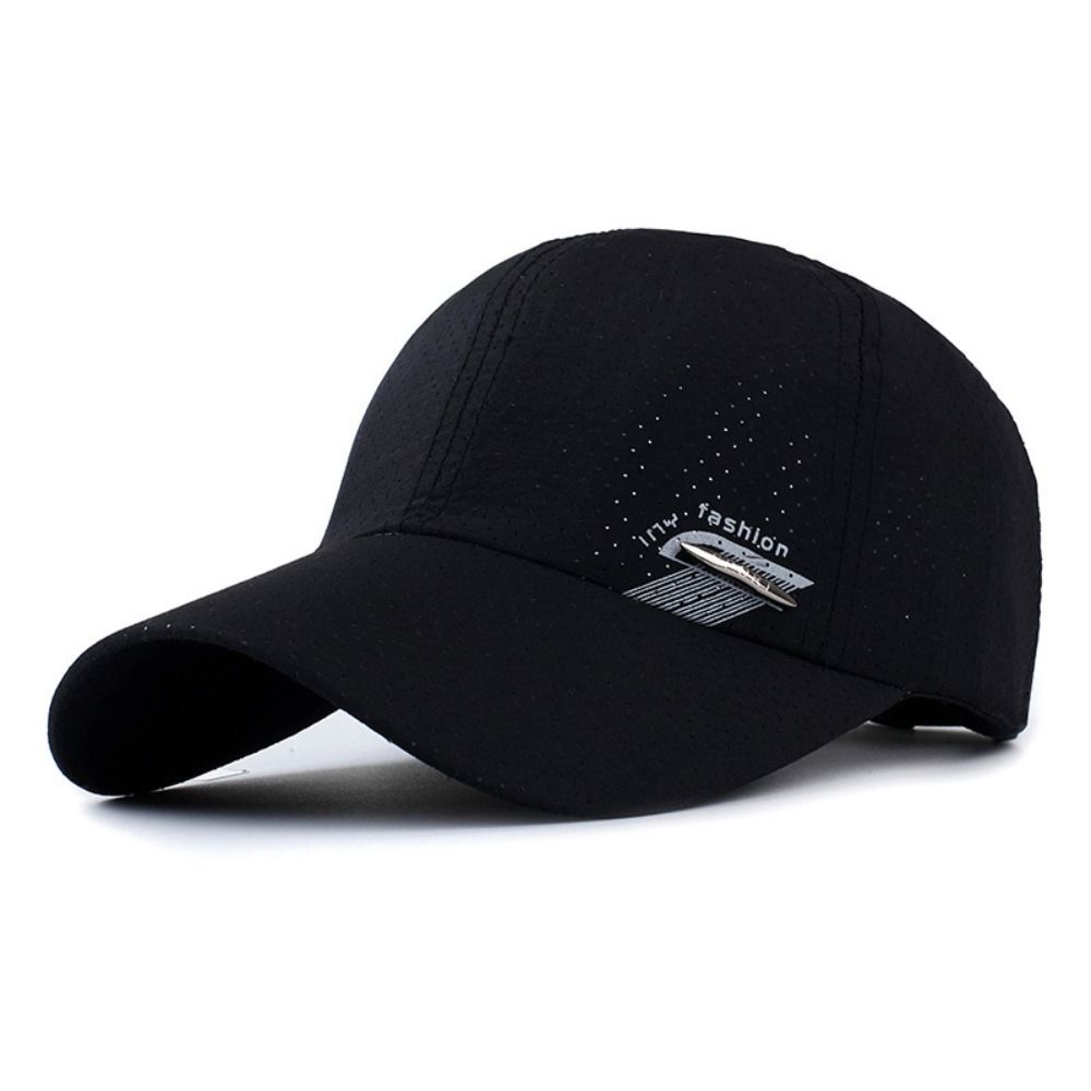Breathable Perforated Summer Sun Hat Sun Protection Baseball Cap Quick-Drying Hat For Women Men