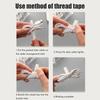 8 Grids Clear Plastic Cable Storage Box Data Cable Storage Container Save Space Cable Management