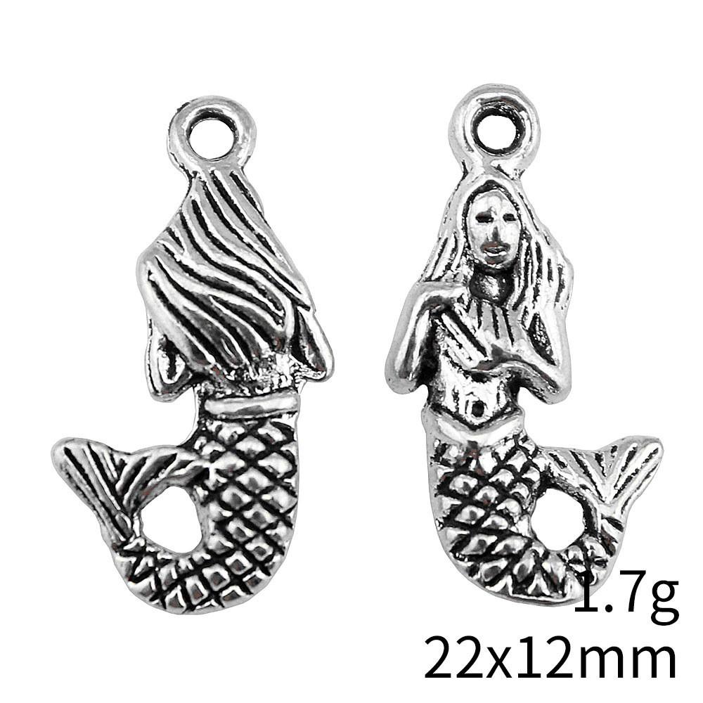 Back To School Charm Bracelet Italian Mermaid Charms Pendant Biz Pendants For Jewelry Crafting