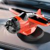 Solar-Powered Rotating Airplane Car Air Freshener. An Innovative Fragrance Diffuser and Decorative Piece for Your Car Dashboard.