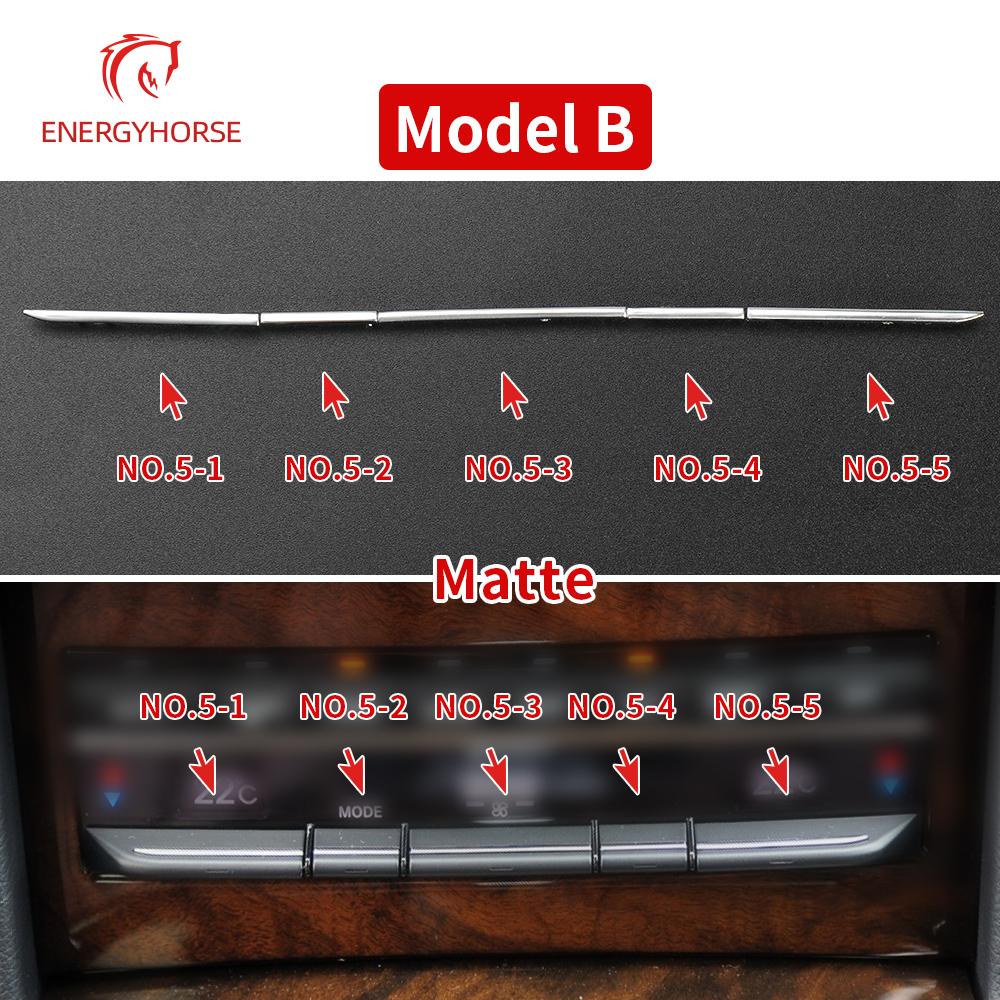 Car Interior Console Air Conditioning Buttons Decoration Matte Trim For Mercedes Benz E Class W212 AUTO Accessories
