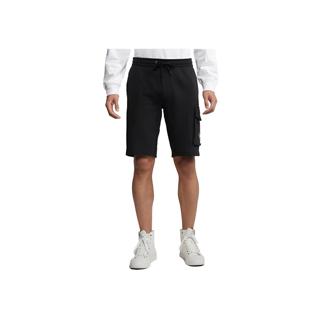 Calvin Klein Logo Print Casual Straight Leg Shorts Men shorts Black J323536-BEH