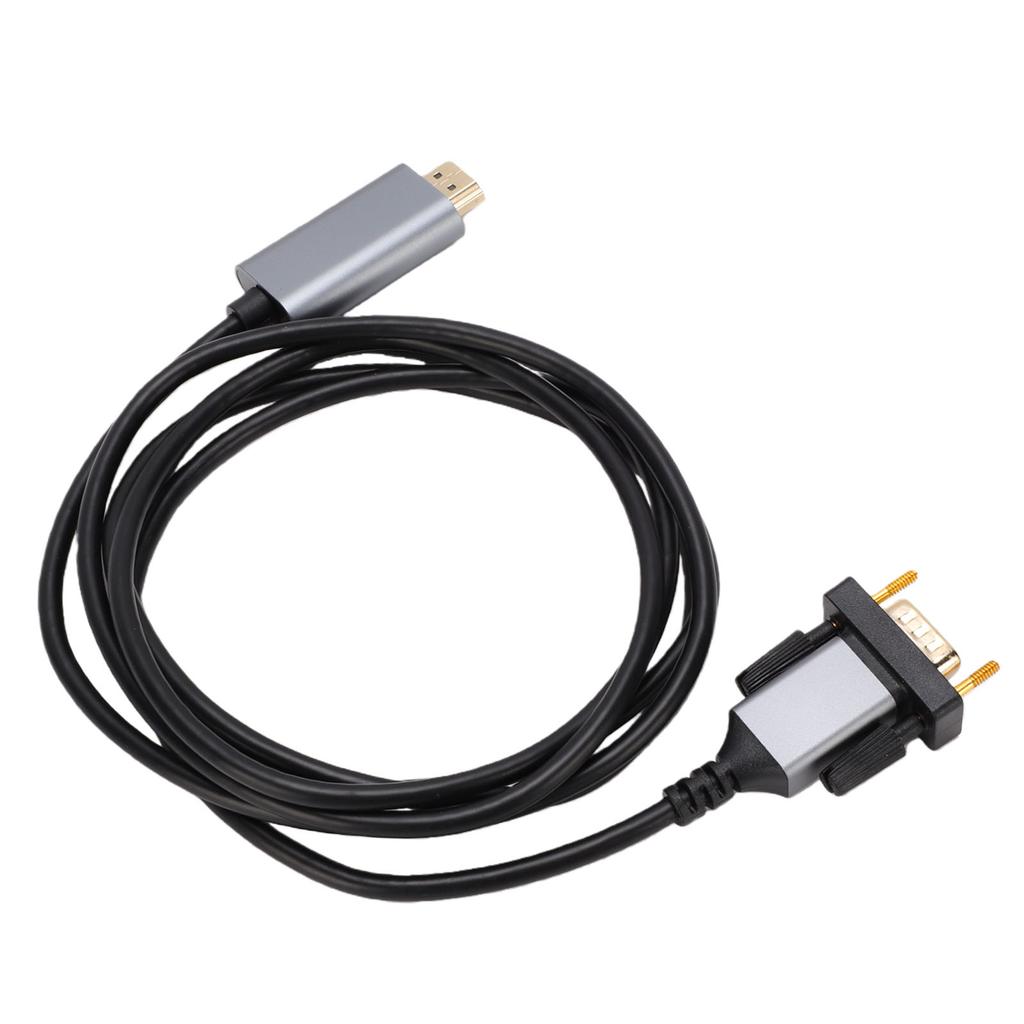 HD Multimedia Interface To VGA Cable 6.56FT Male To Male Unidirectional Cord for Computer Desktop Laptop PC Monitor