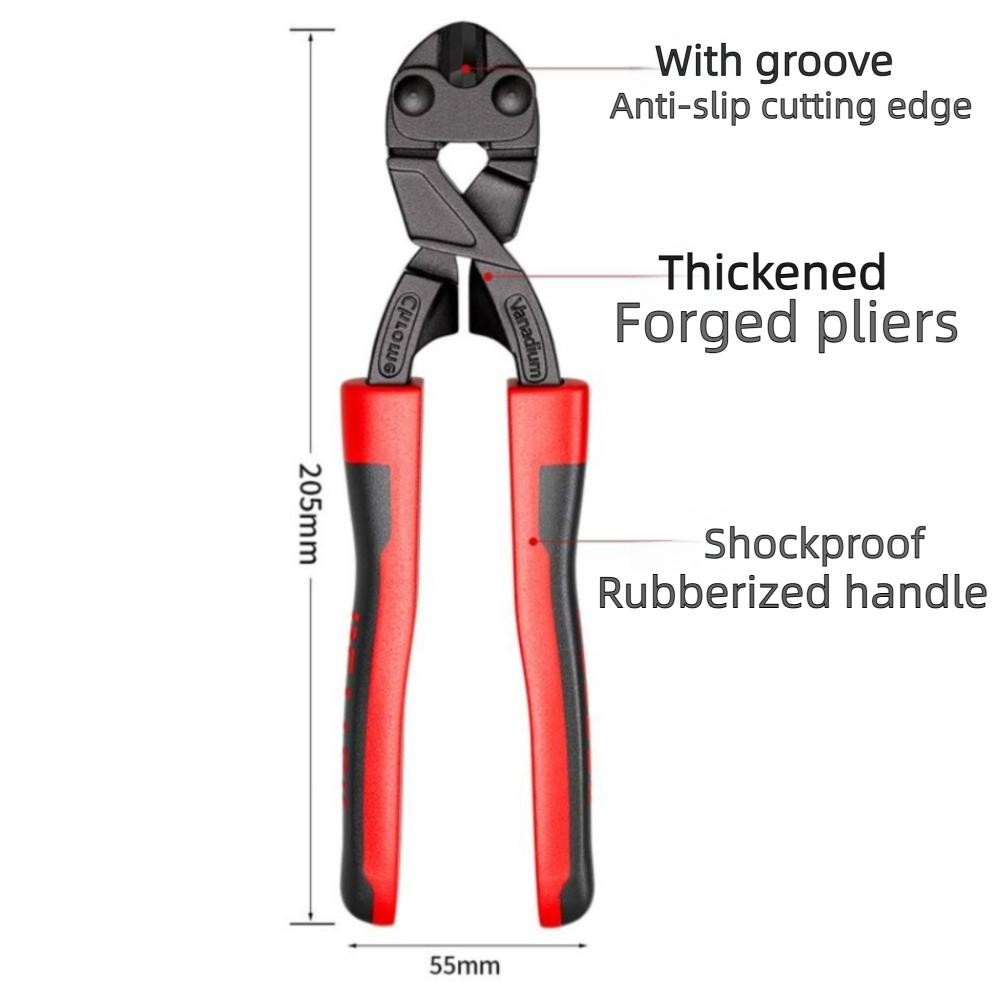 Heavy Duty Steel Wire Pliers Multi-functional Bolt Pliers Durable Wire Breaker Home Repair