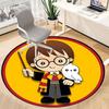 1pc Harry Potter Chair Carpet for Office Non-Slip, Soft & Comfortable, Carpet for Office, Gaming, Lightweight Round Floor Mat