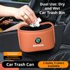 HQKI8 Car Door Storage Box Seat Hanging Trash Can Trash Can Car Interior Accessories For Skoda Octavia Superb Rapid Kodiaya Kroya