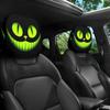2 Stück Universelle Auto-Sitzbezüge Cartoon Elastische Auto-Kopfstützenbezüge Staubdicht Atmungsaktiv Auto-Sitz-Kopfstütze