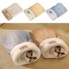 Fleece Cotton Sleeping Bag Nest Corduroy Fabric Cat Bed Cave New Warm Bed  Winter