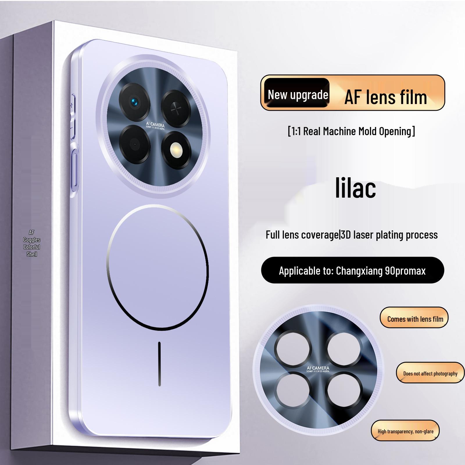 

Huawei Enjoy 90 Pro/Plus Magnetic Protective Case with Built-in Lens Film, Full Coverage, Anti-Drop Huawei Enjoy 90 Plus