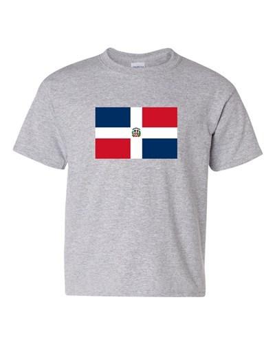 Доминиканская Республика Флаг Страны Государства Нации Патриотический DT Молодежная Детская Футболка Футболка Унисекс Футболка XL