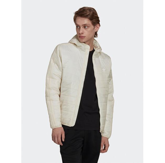 Puffer Jacket Adidas HL9213 Ecru Regular Fit
