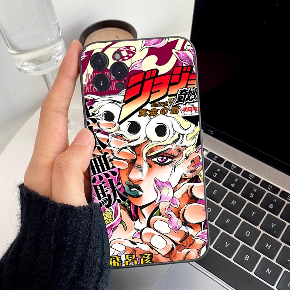 JoJos Bizarre Adventure Phone Case Silicone Soft For Iphone 16 15 14 13 12 11 Pro Mini XS MAX Plus X Cover
